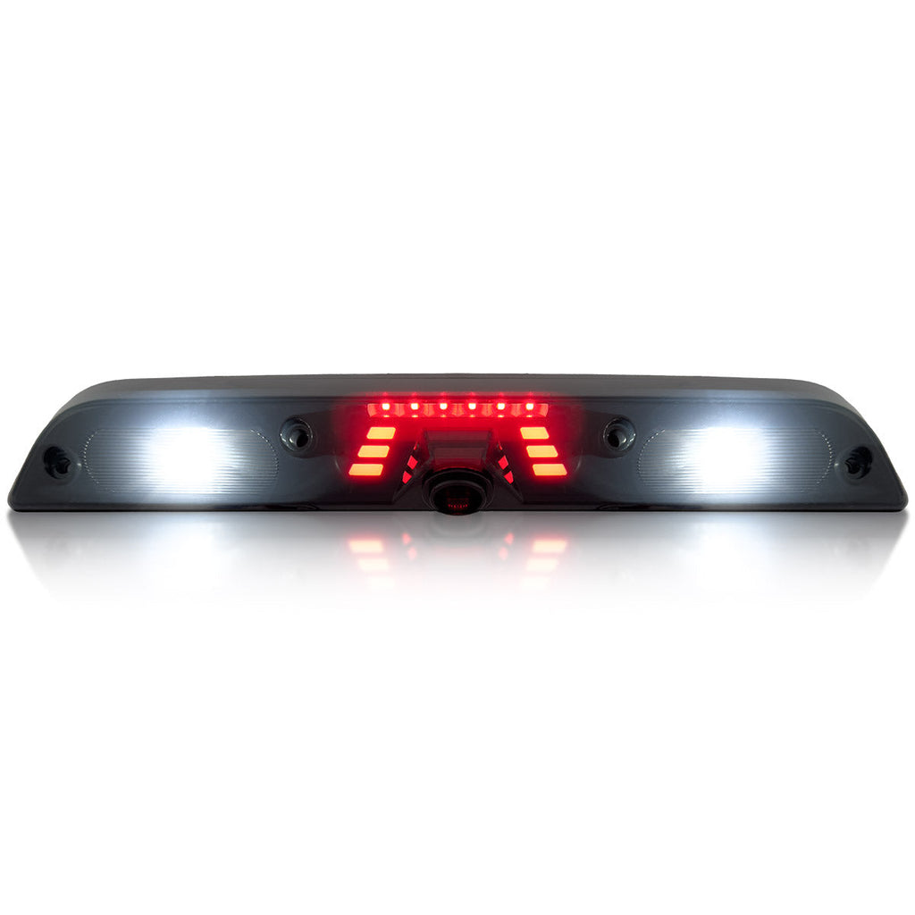 2017-2026+ Ford Super Duty F250 Smoked White Amber LED Mirror Lights