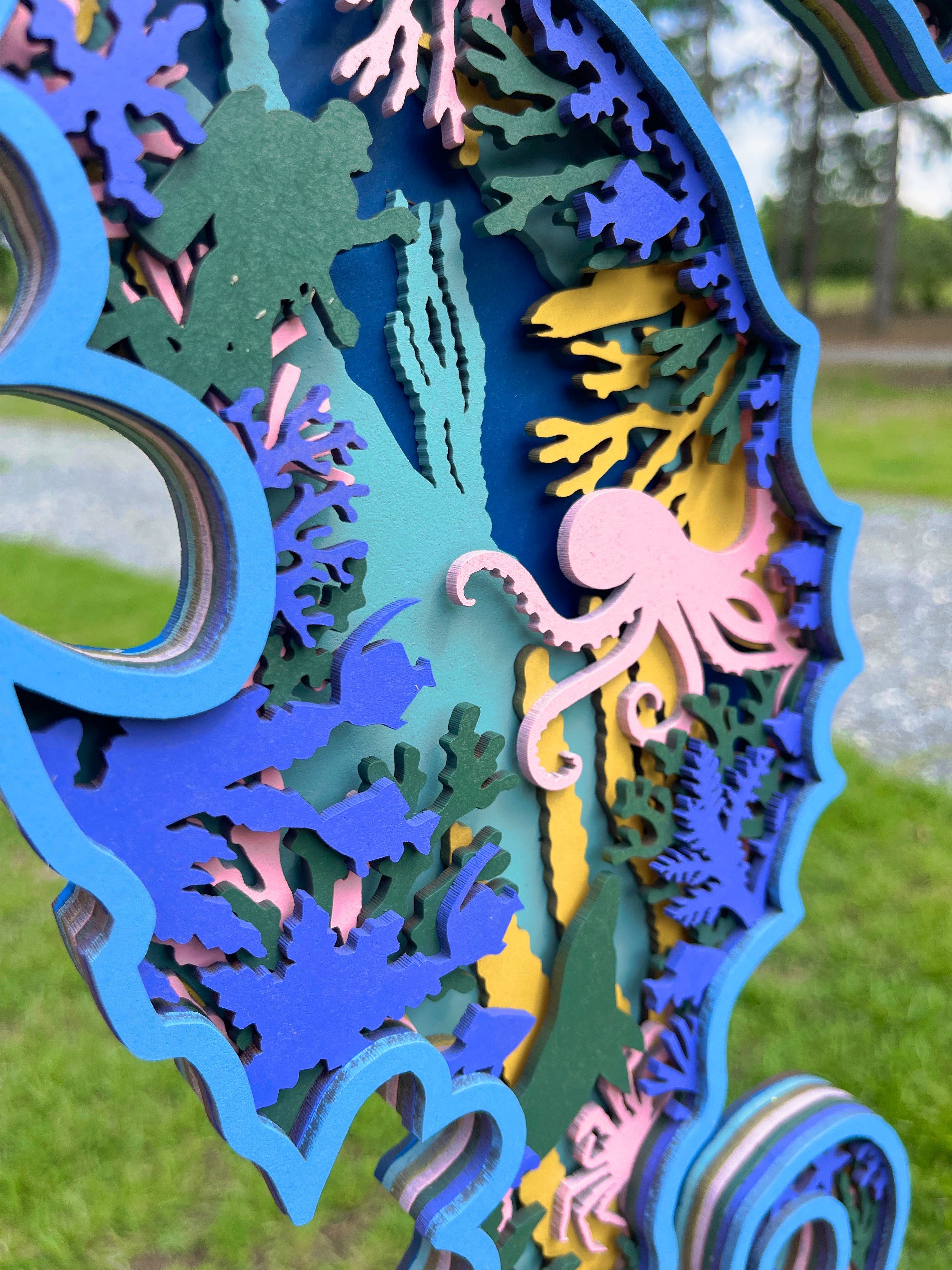 Seahorse Mandala