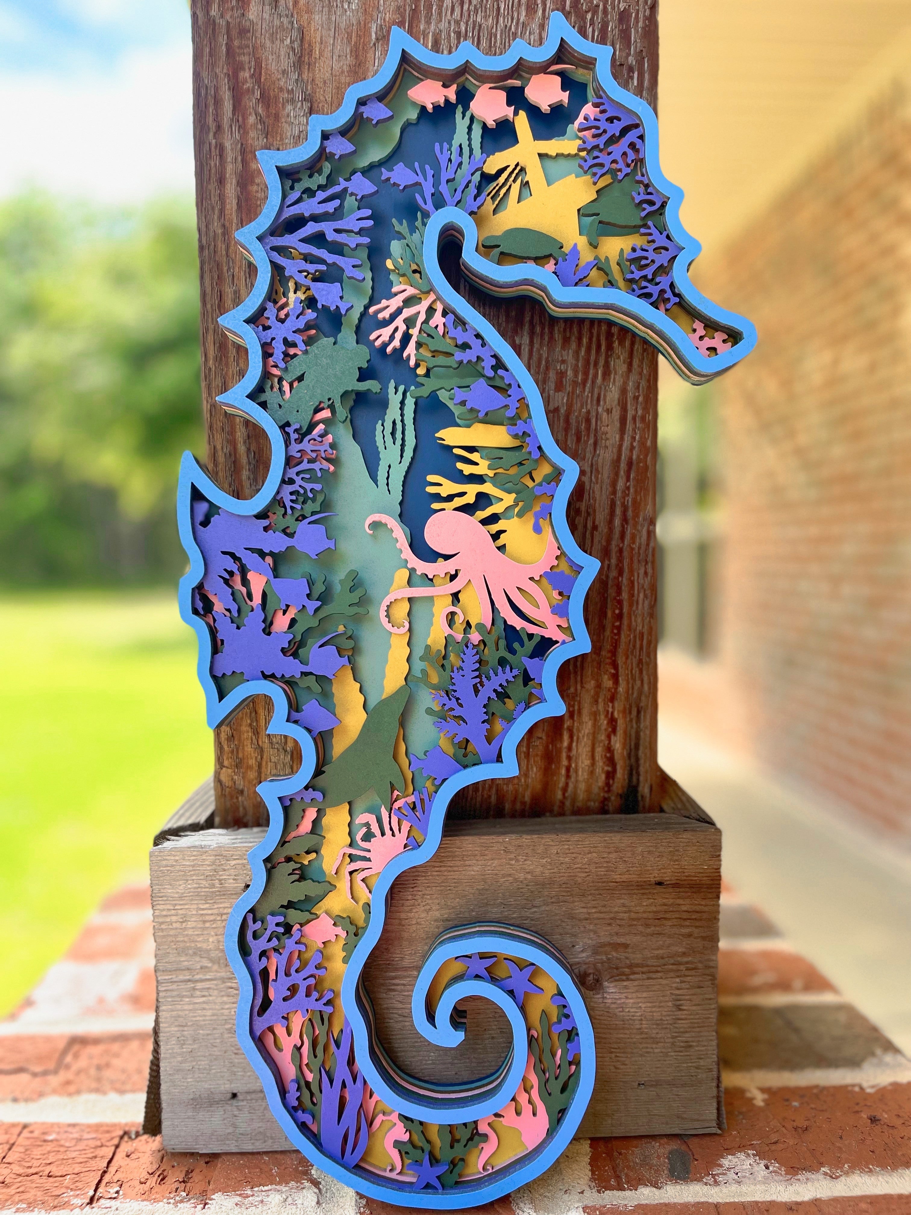 Seahorse Mandala
