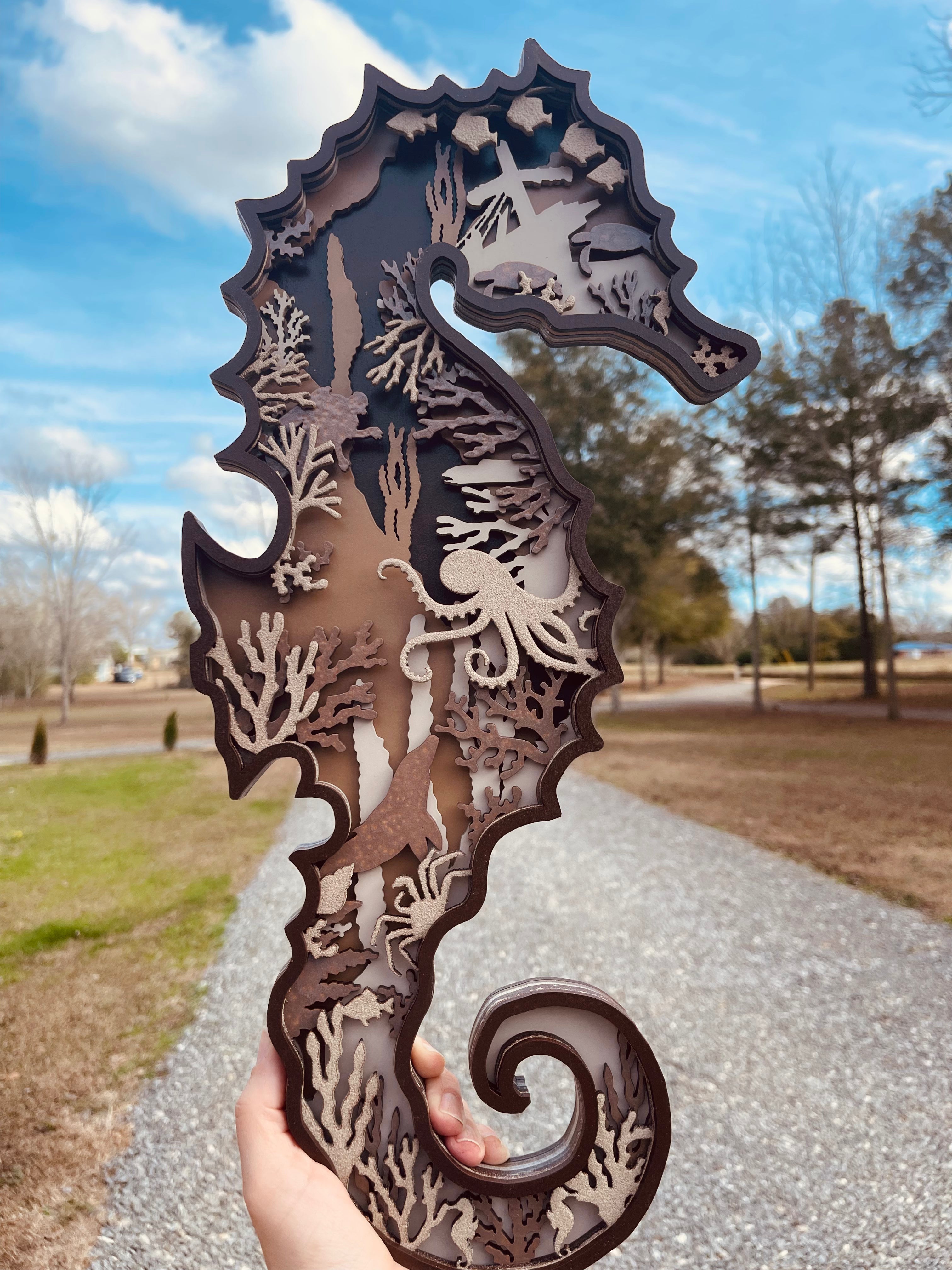 Seahorse Mandala