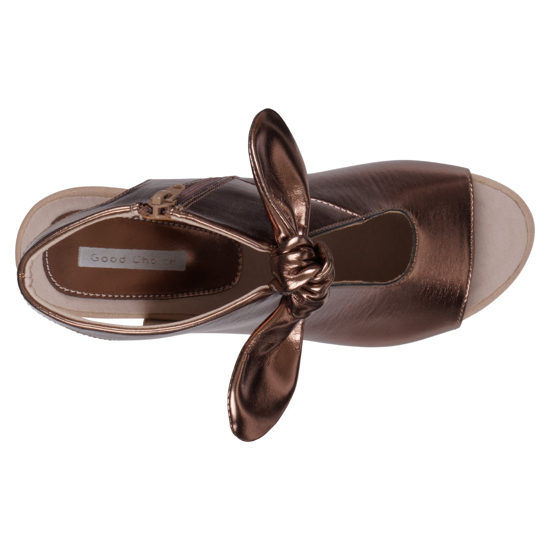 Women's Kimora Bronze Heeled Sandals
