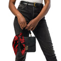 Red and Black Slime Oil Spill Rave Bandana